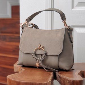 See by Chloe Small Joan Crossbody Bag Motty Grey